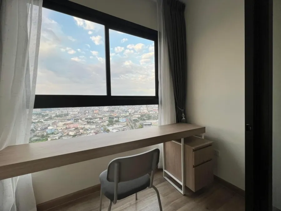 ให้เช่าคอนโด Niche MONO เจริญนคร 1 bed plus ชั้น 31 วิวแม่น้ำ ครบจบที่เดียว อย่าพลาด