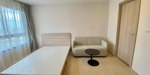 ให้ช่า D Condo Air Ladkrabang ห้องน่าอยู่ เฟอร์นิเจอร์และเครื่องใช้ไฟฟ้าครบ หิ้วกระเป๋าเข้าอยู่ได้เลย
