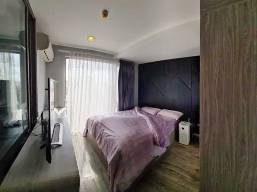 Condo for sale modiz Ladprao 18 1bed, beautiful decoration, full furniture, complete electrical appliances. end in one room affordable price
