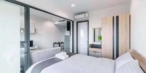 ให้เช่าคอนโด The Rich สาธร - ตากสิน ห้องน่าอยู่ เฟอร์ เครื่องใช้ไฟฟ้าครบ ลากกระเป๋าเข้าอยู่ได้เลย อย่ารอช้า