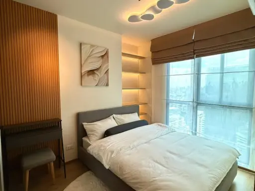 For rent: Noble Nue District R9, stunningly decorated unit with high-quality built-in furniture. Complete amenities. Book now!
