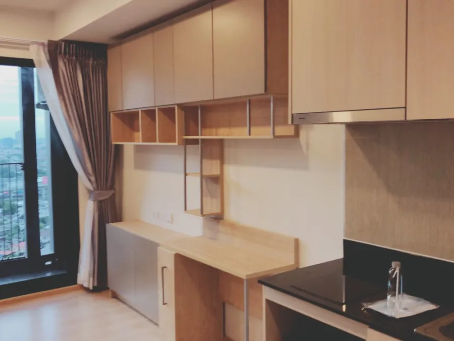 ให้เช่า Unio H Tiwanon 1 ห้องนอน 1 ห้องน้ำ ชั้นสูง เฟอร์นิเจอร์บิ้วอินแน่น อย่ารอช้าจองเลย ด่วนๆๆ