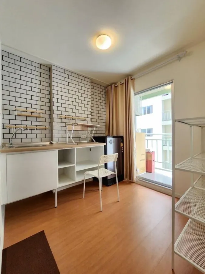 Beautiful room has arrived. For rent, Lumpini Township, Rangsit, Khlong 1, size 26 sq.m., divide the room into proportion. Hurry up to reserve.