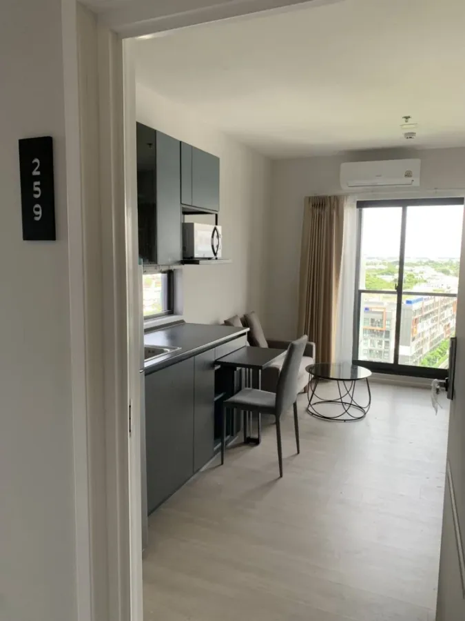 For rent!! Condo The Key MRT Phetkasem 48, 12A floor, corner unit, very beautiful, fully furnished, ready to move in! Reserve now!!