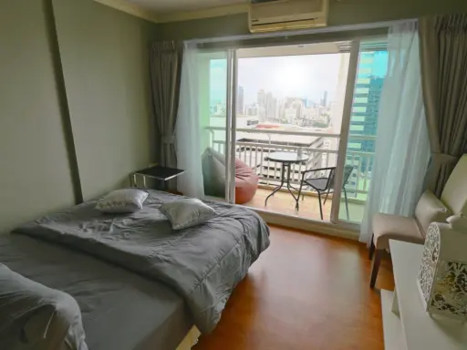 For rent!! Condo Grand Park View Asoke, 30th floor, condo, good location, in the heart of the city, near the train station, hurry to move!! images