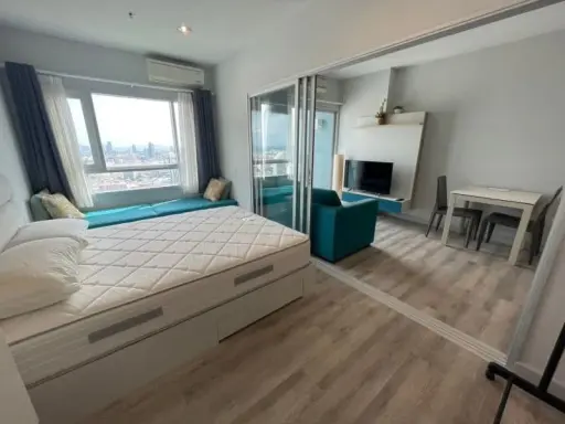 For Rent Centric Sea Pattaya, high floor, city view, open, airy, pleasing to the eyes, very comfortable sofa. Hurry and reserve before you miss out. images