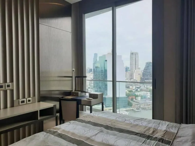 For rent, The Residences at Mandarin Oriental Bangkok, a luxurious room decorated with magnificent Great value for the price