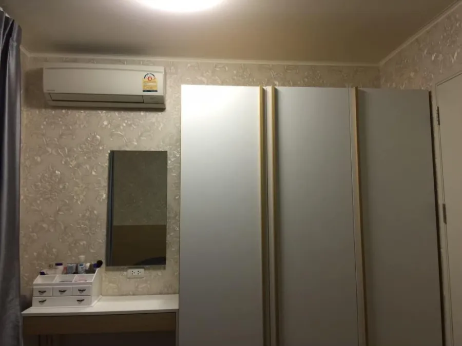 For sale, U Campus Rangsit-Mueang Ek, Building A, 8th floor, comes complete with furniture and electrical appliances. Reserve now.