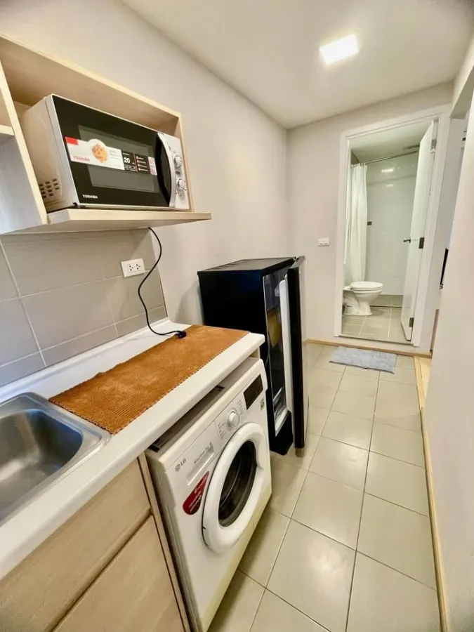Condo for rent, Plum Alive 1 Rangsit, room ready to move in, fully furnished, electrical appliances, good price, hurry and reserve.