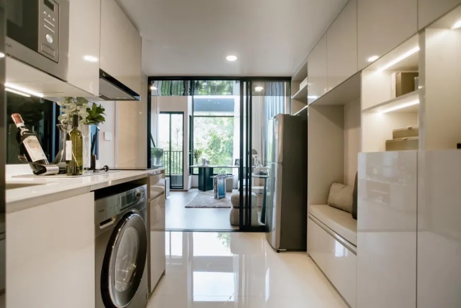 ขายดาวน์ โซ ออริจิ้น เกษตร อินเตอร์เชนจ์ วิวสวน ชั้น 8 ห้อง DUO Space 2 ชั้น สนใจรีบจองเลยจ้า