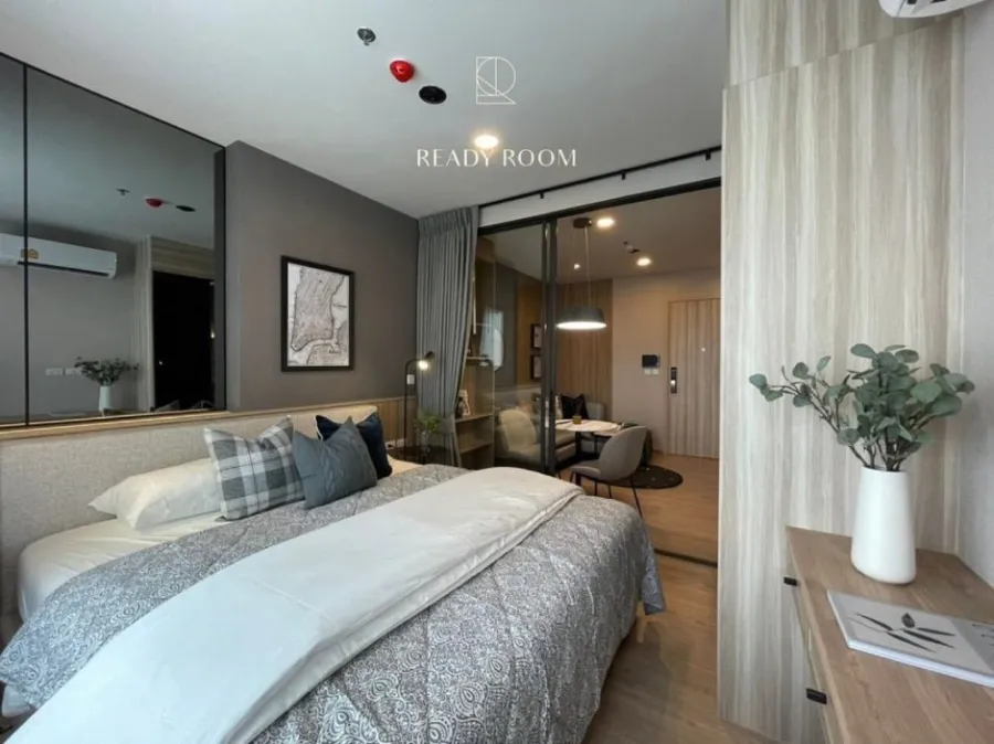 Condo for rent, Chewathai Kaset Nawamin, beautiful view, fully furnished, ready to move in Partition room