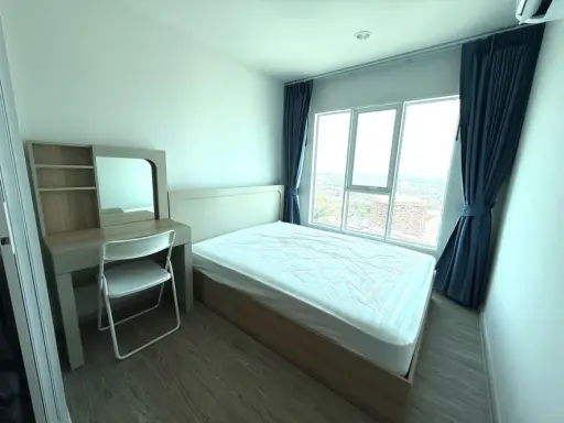 Condo for rent, Regent Bangna. Nice unit on the 27th floor with river view. Fully furnished with appliances. Don't miss out!