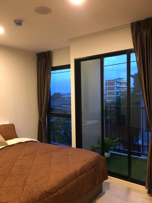 ห้อง.ใหม่ 1 bed ตกแต่งน่ารักน่าอยู่ พร้อมเข้าอยู่ได้เลย 25 ตารางเมตร ค่าเช่าเพียง 12,000 บาท