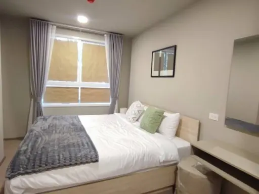 ให้เช่าคอนโด D condo Pana 2 ห้องนอน 2 ห้องน้ำ ชั้น 1 อาคาร A วิวสระว่ายน้ำ เฟอร์ครบ จองด่วน
