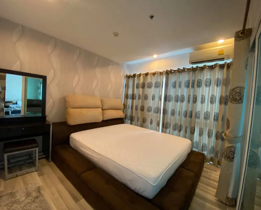 Condo for rent, The Key Prachachuen, corner room, high floor, city view, don't miss it