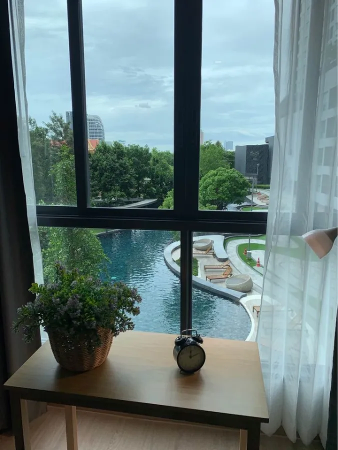 Condo for rent, Ideo O2, pool view, fully furnished. Complete set of electrical appliances Hurry and reserve quickly.