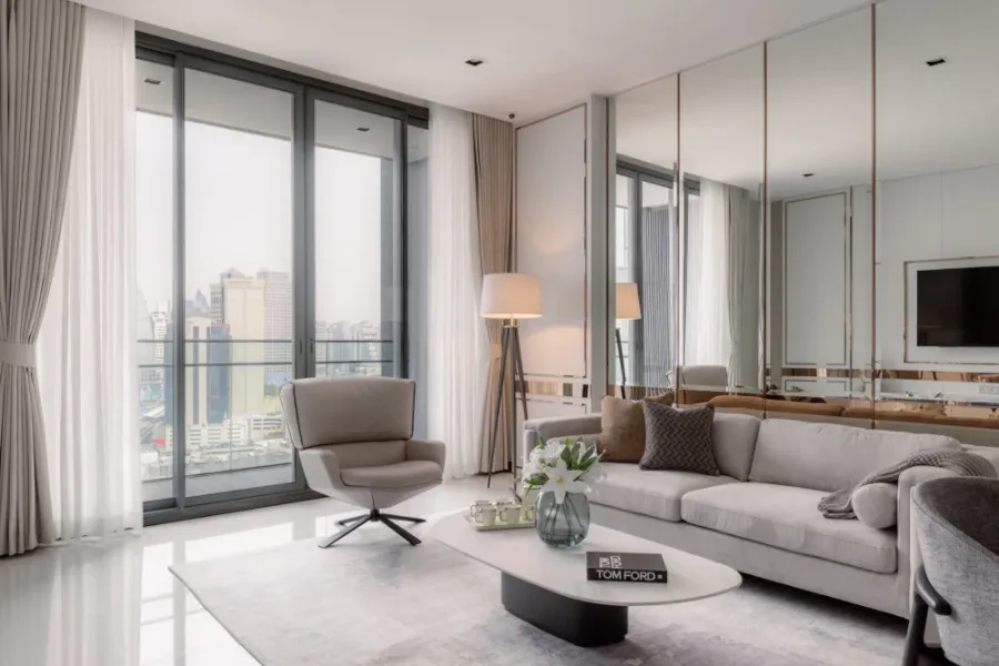 ให้เช่า Q1 Sukhumvit ห้องพร้อมอยู่ เฟอร์พร้อม ชั้นสูง อยู่สบาย จองเลย