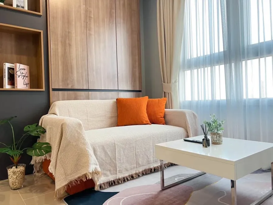 Condo for sale: Rich Park at Chao Phraya, nice room, beautiful view, complete facilities. If you don't book, you'll regret it.