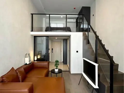 ให้เช่า พาร์ค ออริจิ้น จุฬา สามย่าน Loft Duplex one bedroom ชั้น 28 ได้วิวสูง รีบมาจองด่วนๆก่อนพลาด