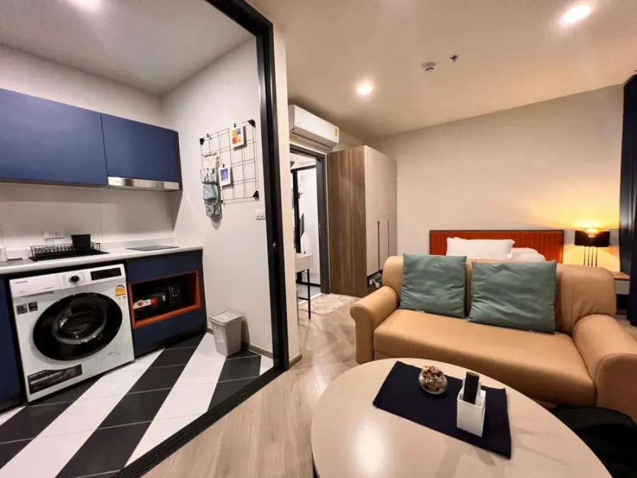 For rent The base saphanmai ห้องน่าอยู่ เฟอร์ เครื่องใช้ไฟฟ้าครบ มาแต่ตัวเข้าอยู่ได้เลย อย่ารอช้า