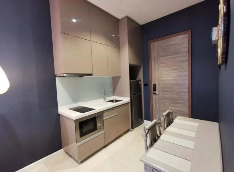 Condo for rent, Mayfair Place Sukhumvit 50, 14th floor, very beautiful room, ready to move in.