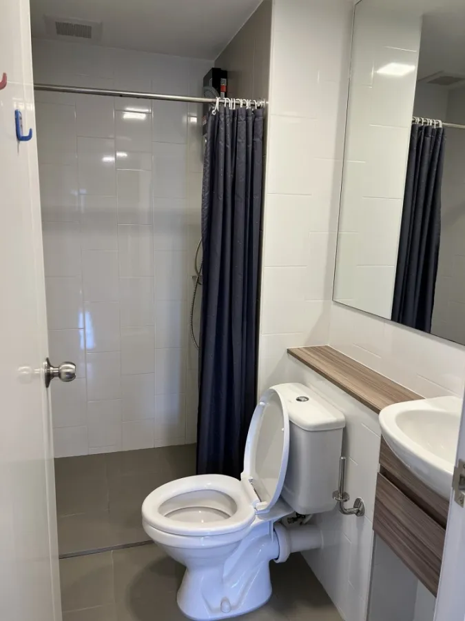 Beautiful room, fully furnished, pool view, clean room, for rent Plum Condo Rangsit Alive Phase 1 This room is complete, you should not miss it.