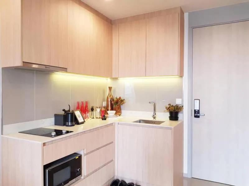 For rent M Jatujak, can raise animals ++ 2 bedrooms, 2 bathrooms, view of Baiyoke building, this room is hard to find, book now!!