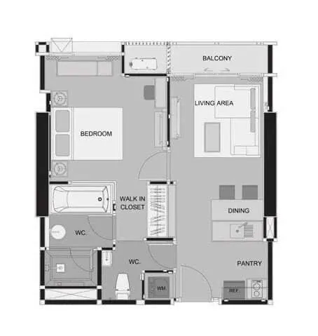 ขาย ริทึ่ม สาทร 1 ห้องนอน 1 ห้องน้ำ เฟอร์นิเจอร์อย่างดี ราคาจับต้องได้ สนใจรีบจองด่วนๆจ้า