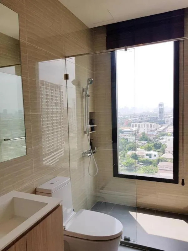 For rent M Jatujak, can raise animals ++ 2 bedrooms, 2 bathrooms, view of Baiyoke building, this room is hard to find, book now!!