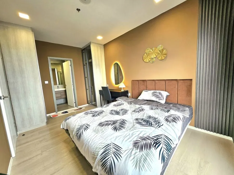 For rent, Modiz Launce Rangsit, 28th floor, divided room, fully furnished, nice to live in. Hurry and reserve now, don't miss it, urgent.