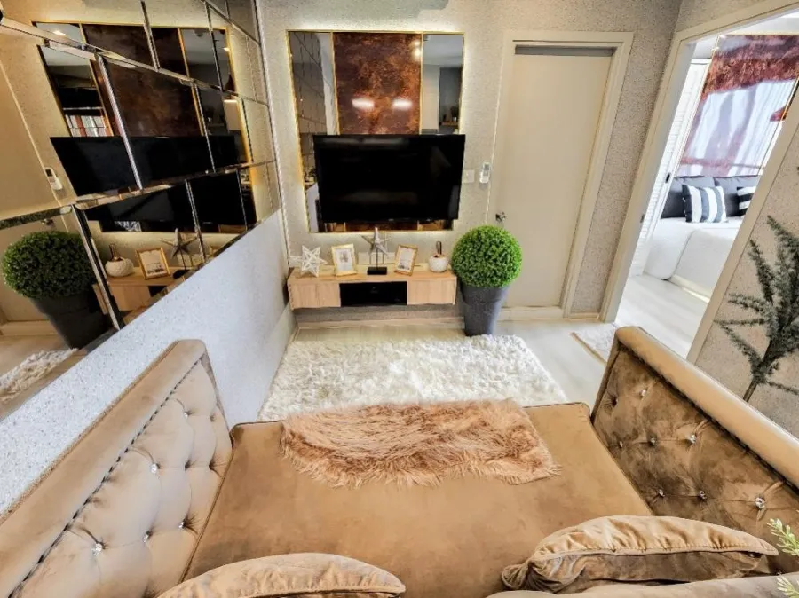 Condo for rent, Life Sukhumvit 48, city view, quiet, complete with furniture and electrical appliances.