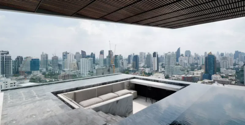 ให้เช่า The FINE Bangkok Thonglor-Ekamai ชั้น 10 แต่งครบ พร้อมอยู่ จองเลย