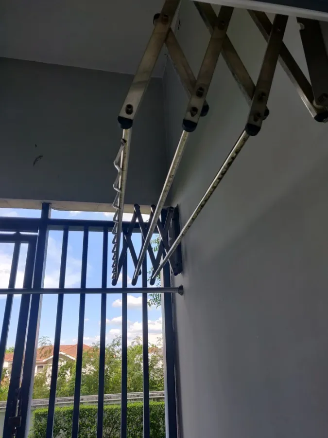 For rent, The Kith Lite Bangkadi-Tiwanon, 1st floor, garden view, nicely decorated. Good washing machine. Book now.