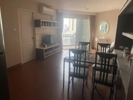 Condo for rent Belle Grand Rama 9 2 bedrooms wide bed, large bed, very soft Do not miss, tell me