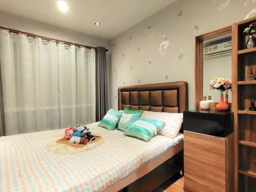 Condo for sale, Regent Home Sukhumvit 81, good location, near BTS On Nut, 7th floor, pool view, beautiful decoration, ready to move in, don't miss !!