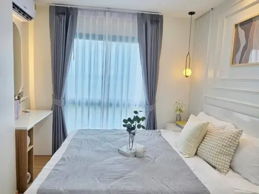 For sale 𝙸 𝙲𝚘𝚗𝚍𝚘 𝙽𝚐𝚊𝚖𝚠𝚘𝚗𝚐𝚠𝚊𝚗 2 rooms decorated in a minimalist style, clean white tones, complete facilities, hurry and book now befo