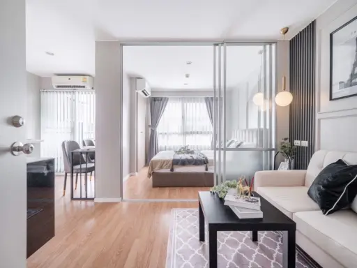 Urgent sale!! Condo Lumpini Ville On Nut 46, 8th floor, Building C2, fully furnished, ready to move in. Hurry up to reserve it!!
