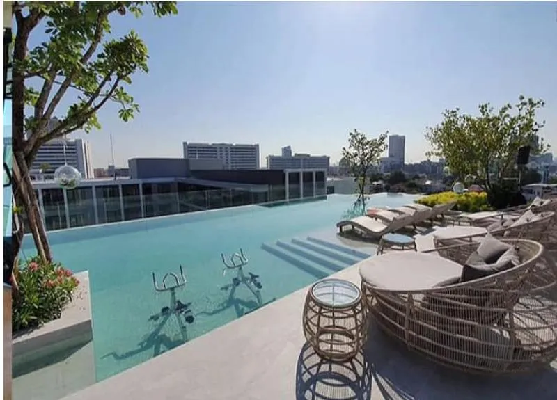 For rent แอทโมซ ลาดพร้าว 15 1ห้องนอน ตกแต่งครบ ลากกระเป๋า เข้าอยู่ได้เลย อย่าปล่อยให้หลุดมือ