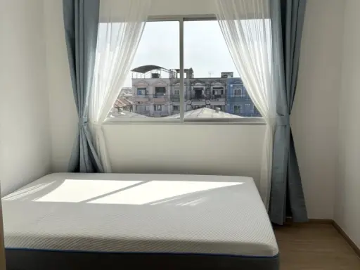 For rent: Sena Kit Bangna - Km.29, corner room, not crowded, 4th floor, cool and comfortable, not hot. You must book this.