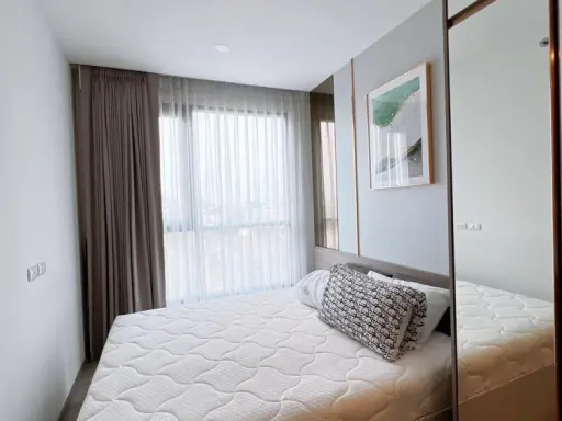 Condo for rent, Knightsbridge Collage Sukhumvit 107, good location, convenient travel, just come and move in.