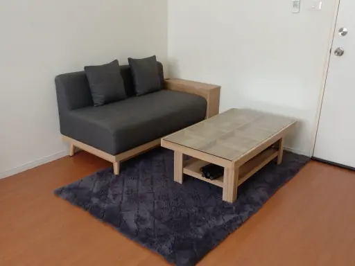 Condo for rent, Lumpini Township, Rangsit, Khlong 1, decorated in white tones, 6th floor, very good price, ready, must hurry.