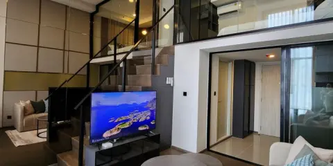 For rent Park Origin Chula-Samyan ห้อง loft 2 ชั้น built-in ทั้งห้องอย่างดี ปังขนาดนี้ เข้าอยู่เลยย