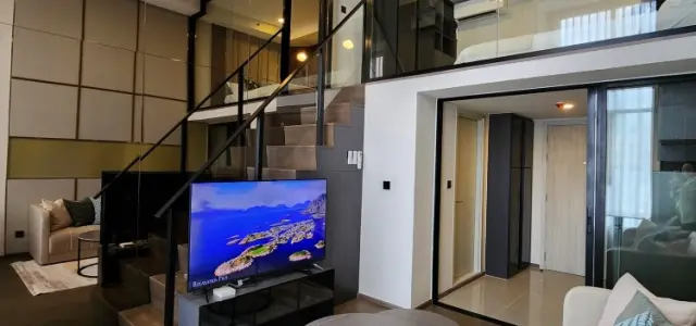 For rent Park Origin Chula-Samyan ห้อง loft 2 ชั้น built-in ทั้งห้องอย่างดี ปังขนาดนี้ เข้าอยู่เลยย images