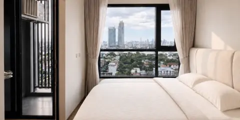 ขาย ให้เช่า Chapter One Spark จรัญฯ ห้องแต่งสวยสไตล์ Modern Clean & Minimal โทนอบอุ่น เรียบ สบายตา พร้อมเข้าอยู่