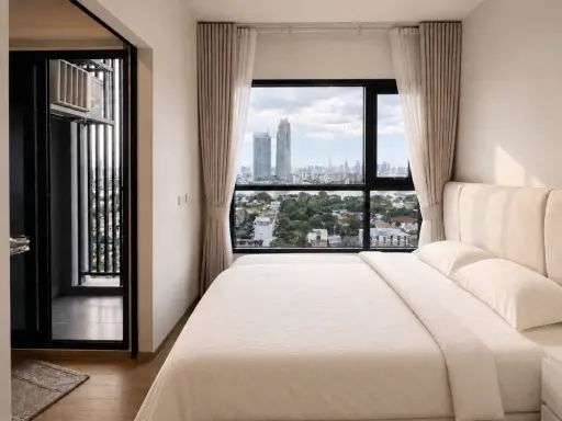ขาย ให้เช่า Chapter One Spark จรัญฯ ห้องแต่งสวยสไตล์ Modern Clean & Minimal โทนอบอุ่น เรียบ สบายตา พร้อมเข้าอยู่