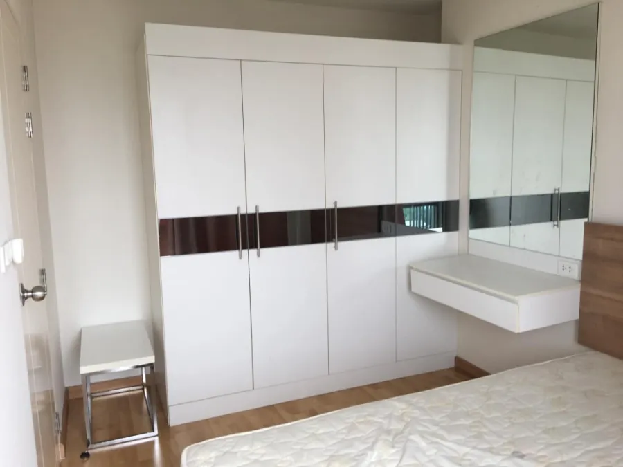 For rent, Casa Condo Asoke-Din Daeng, beautiful room, fully furnished, fully furnished and electrical appliances. Book now.