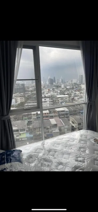 Condo for rent, Lumpini Place Ratchada-Sathu, nice room, spacious size, good price, drag your luggage in.