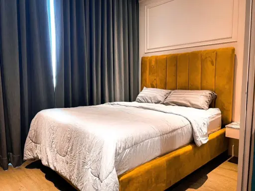 Condo for rent, Park 24 Origin Phrom Phong, high floor, beautiful room, complete with furniture and electrical appliances.