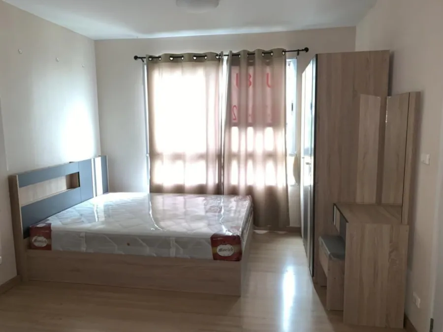 Selling Plum Condo Nawamin, Building A, 6th floor, room in brand new condition, nice to book now, don't miss it.