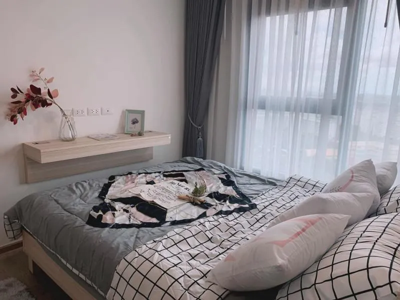 ห้องใหม่มาแล้วจร้า ห้องมุม ให้เช่า The base Phetkasem ตกแต่งห้องสวยมาก มีทุกอย่างครบ จองด่วนๆ